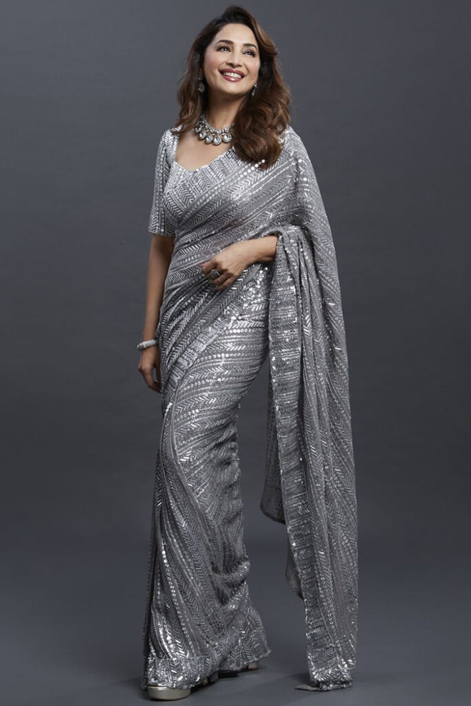 madhuri dixit saree collection