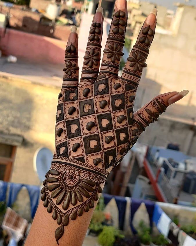 Back Hand Mehndi Designs