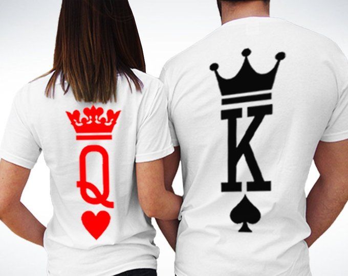 King of Hearts and Queen of Hearts T-Shirts